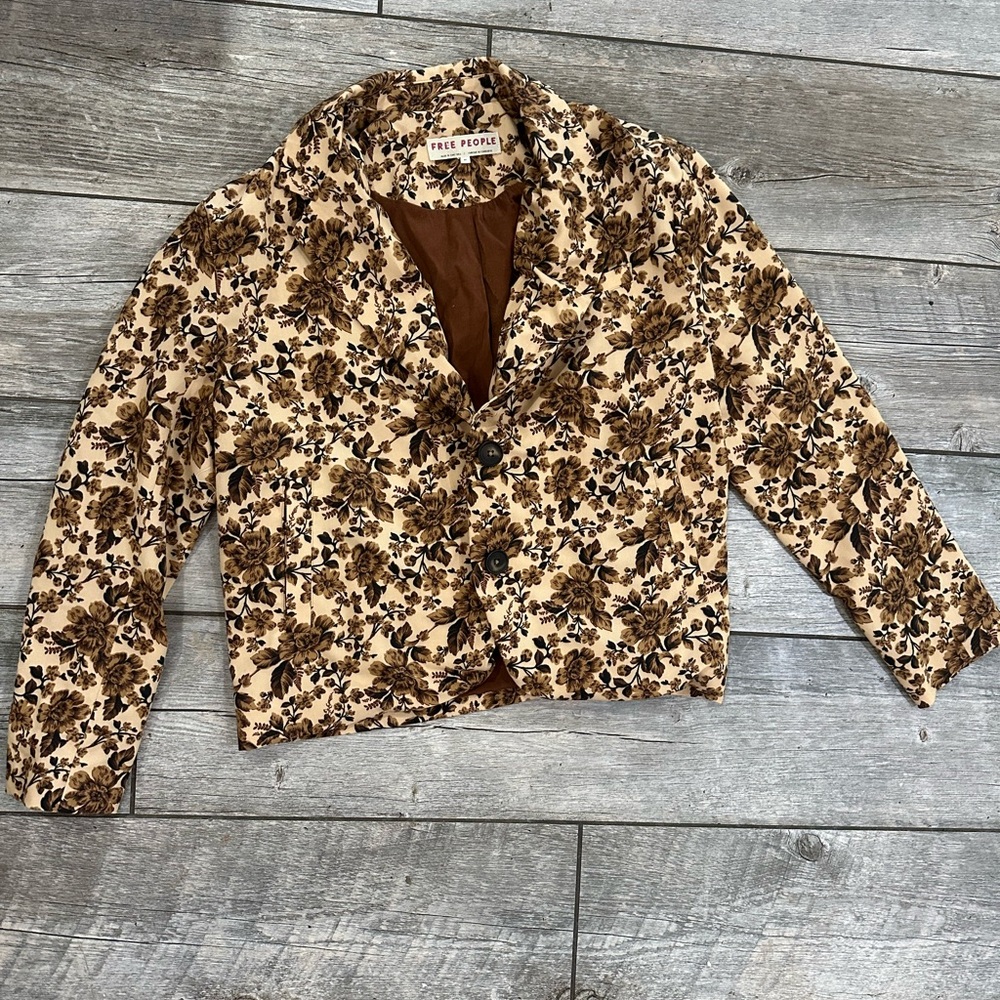 Free People Cali Printed Blazer - Picture 3 of 5
